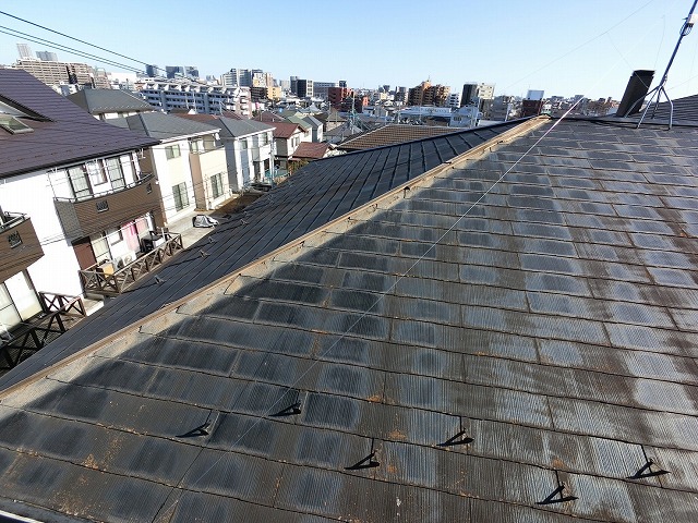 仙台市太白区 風で飛ばされた棟板金